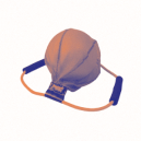aquaball orange avec poignées bleues